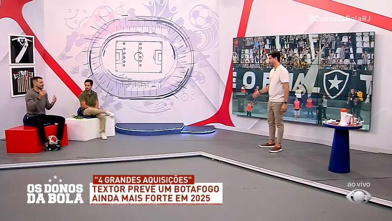 Botafogo entre os 3 melhores do Brasil: Textor projeta futuro do Fogão | Os Donos da Bola RJ