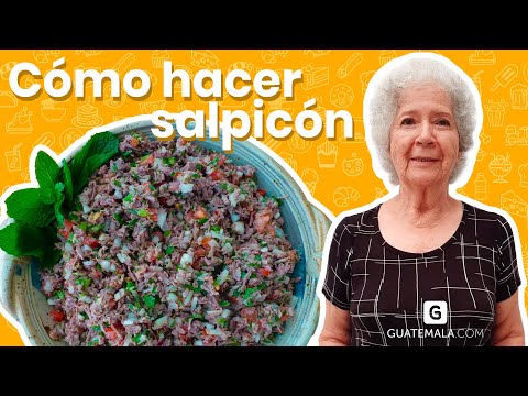 Receta del salpicón guatemalteco