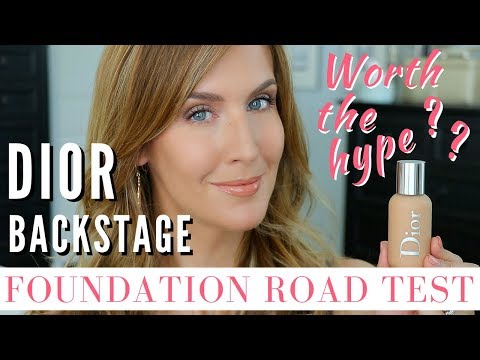 DIOR BACKSTAGE FACE AND BODY FOUNDATION REVIEW | WEAR TEST on OILY SKIN | over 40 Video