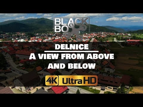 Delnice from above and below [4K montage]