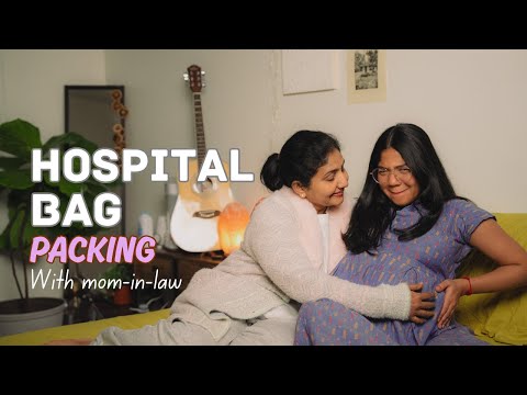 Packing my Hospital bag | Winter baby | Mom helping | Fun moments