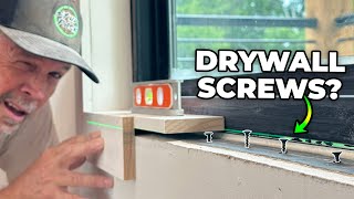 Dad's Simple Trick For Perfect Window Trim!