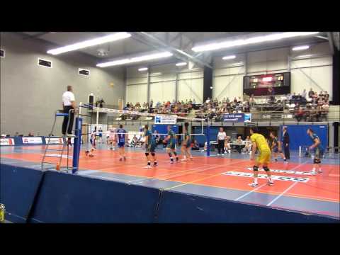 Samenvatting: Abiant Lycurgus - Landstede Volleybal 2-3 (18-10-2014)