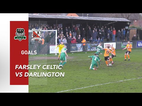 Goals: Farsely Celtic v Darlington