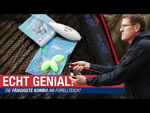 MEGA!💥 Catching trout with Sbirolino and pilot ball