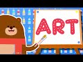 ART SONG! | Where Is The Paint? | Wormhole English - Songs For Kids