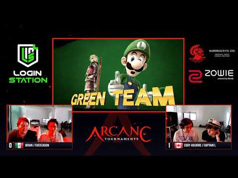 Arcane 2018: Brian (Luigi) & FuerzaDON (Shulk) vs Captain L (Puff) & Eddy (Sonic) - Winners Bracket