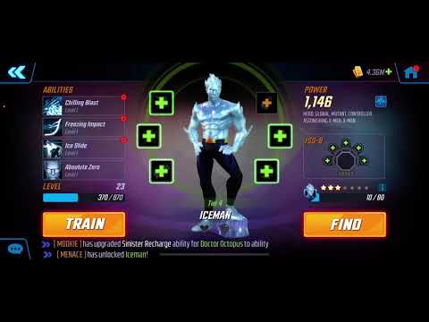 Iceman orb opening and red stars!