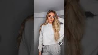 Stunning tiktok babe transition white lingerie