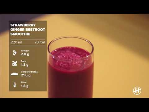 Healthy Smoothie Recipes | Strawberry Ginger Beetroot Smoothie | HealthifyMe