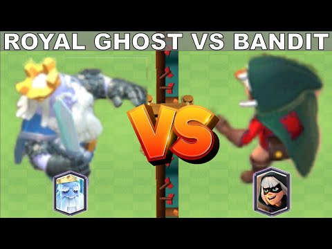 ROYAL GHOST VS BANDIT | WHICH IS BETTER LEGENDARY ? | 1 VS 1 | CLASH ROYALE OLYMPICS