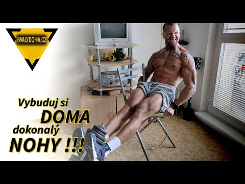 #143 CVIČENÍ DOMA - nejlepší cviky na NOHY s ČINKAMI. Nic účinnějšího na větší objem nevymyslíte !!!