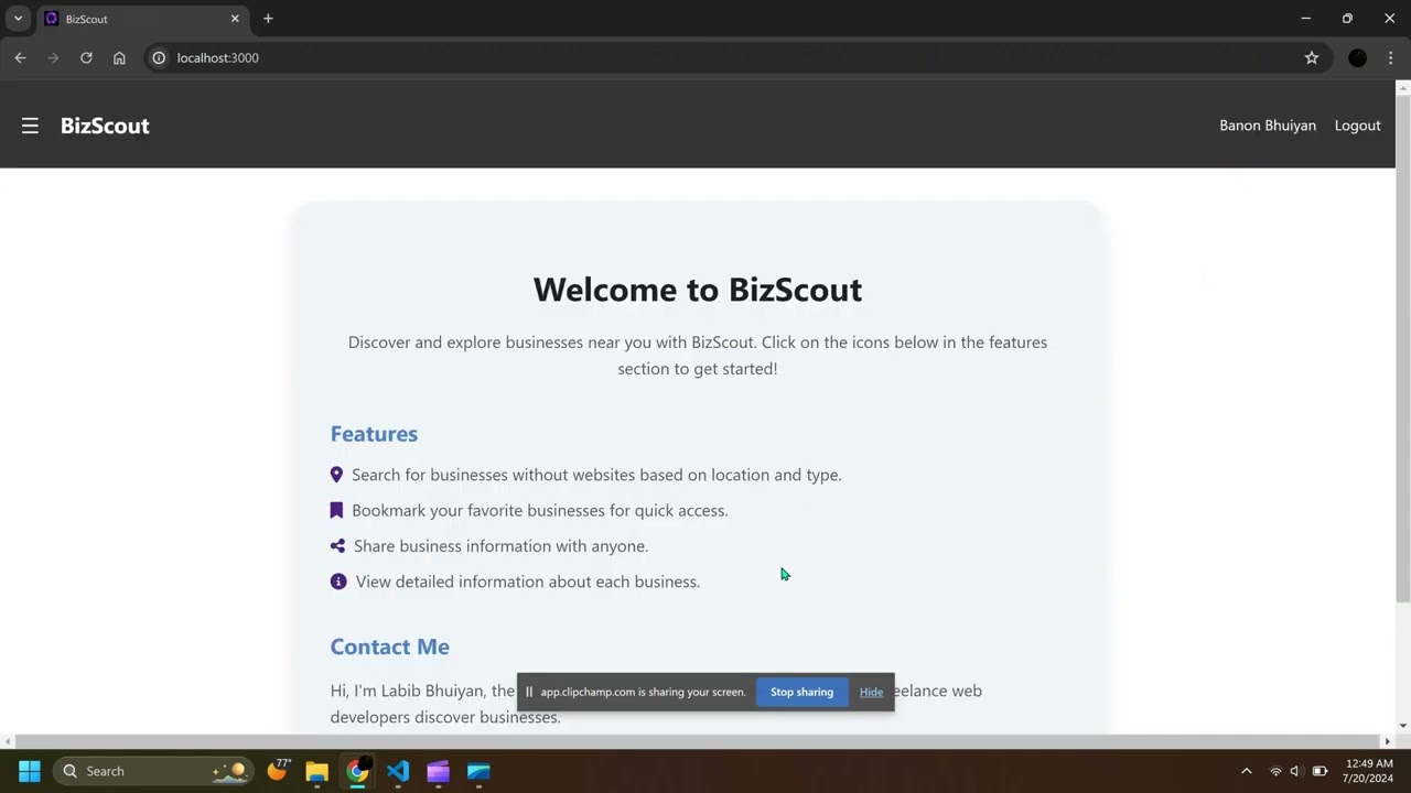 BizScout Demo