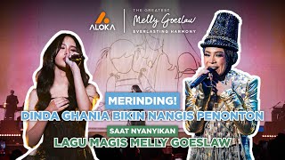Download lagu MERINDING! DINDA GHANIA BIKIN NANGIS PENONTON SAAT NYANYIKAN LAGU MELLY GOESLAW #EVERLASTINGHARMONY mp3