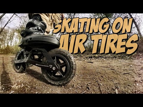 OFF-ROAD Happiness: Rollerblading on Air Tires (SUV Skates) | Powerslide Next Edge 150