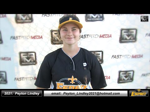Committed to Missouri Valley College 2021 Peyton Lindley Softball Skills Video - Esprit Fastpitch