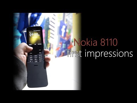 Nokia 8110 4G: First Look | Hands on | Launch | | MWC 2018