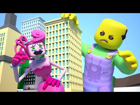 ROBLOX Brookhaven 🏡RP - FUNNY MOMENTS: The scary chase of Noob | Roblox Animation