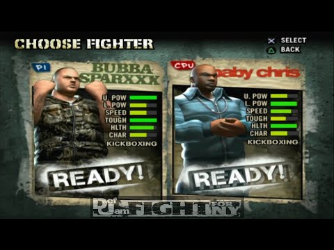 Def Jam Fight For NY | BUBBA SPARXXX vs BABY CHRIS | 3 Matches | HARD! (PS3 1080p)