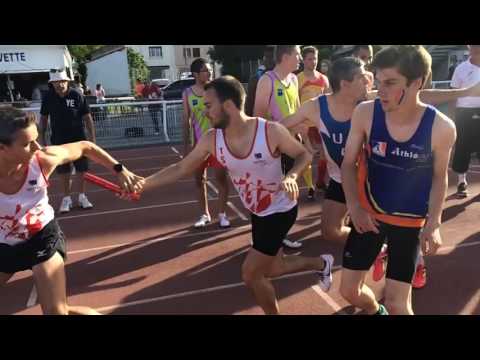 4x400m SEM N2A (2ème passage) - Finale Interclubs N2 2017 à Castres
