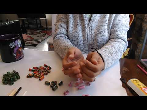 DIY Loc Beads with Clay