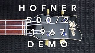 Video thumbnail for HOFNER 500/2 CLUB BASS DEMO 1967 SUNBURST by Bassklasse