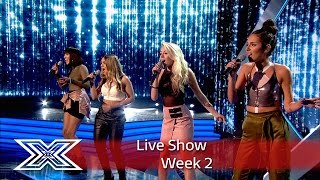 Four of Diamonds make their debut! | Live Shows Week 2 | The X Factor UK 2016