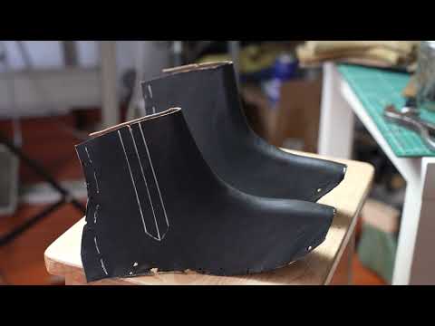 The whole process Making Handmade Boots from Horween Chromexcel | How It's Made | ASMR