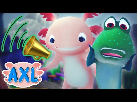 Axl and Skippy - What is an echo - Fear of the Dark - Cartoon For Kids - Axl underwater adventures
