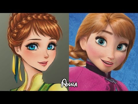 Si Las Princesas De Disney Fueran Anime