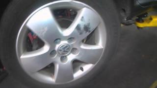 VW A4: Rear wheel speed sensor fault