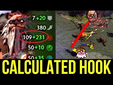 Calculated Hook 7600HP Pudge w/o Heart by Zipfile Epic Gameplay Dota2