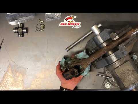 HOW TO - Remove & Replace U-Joint On Polaris ATV UTV Ranger Sportsman Ujoint Prop Shaft ALL BALLS