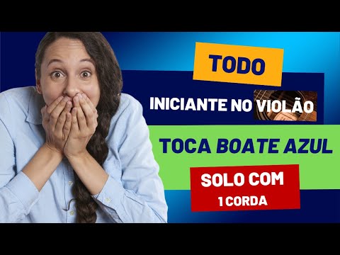 How to play the solo from "Boate Azul" on the guitar (using only one string)