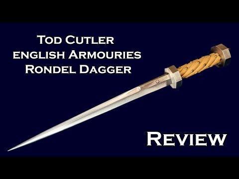 Tod Cutler 14th-15th Century English Armouries Medieval Rondel Dagger Review