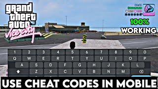 HOW TO TYPE CHEAT CODES IN GTA VICE CITY ANDROID/MOBILE || HOW TO USE CHEATS IN GTA VICE CITY