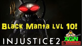 Injustice 2 how to unlock Black Manta character level 10, new ability and hero Card gear!
