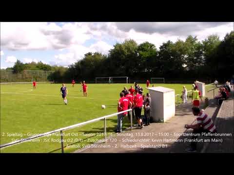 SVG Steinheim : JSK  Rodgau 0:2  - Höhepunkte - Tore  So 13 8 2017