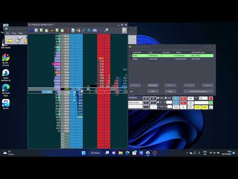 2022 12 05 One Tick Trading Drill With Volume Profile And ASKvsBID Profile
