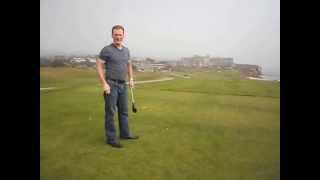 preview picture of video 'EZeeGolf Shot - 18th Hole at Half Moon Bay - EZee Golf'