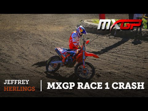 Herlings Crash | MXGP Race 1 | MXGP of Pietramurata 2021 #Motocross