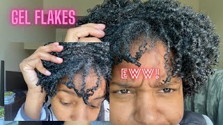 Getting Rid Of Gel Flakes (Tips) | Type 4 Hair