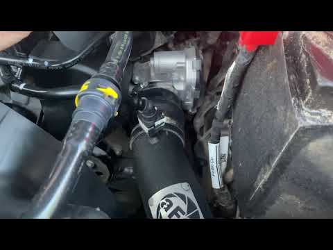 2019 Ford ranger afe charge pipes install