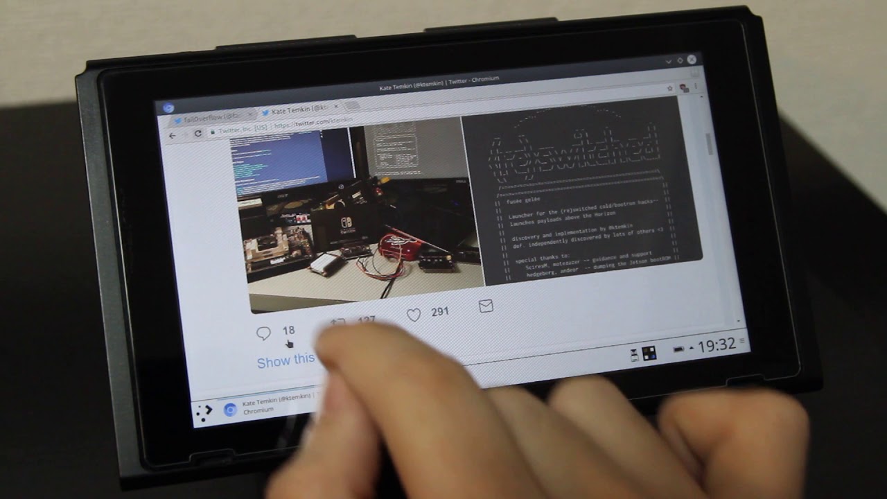 Linux on the Nintendo Switch - YouTube