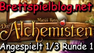 Die Alchemisten angespielt von Brettspielblog.net 1/3: Runde 1 - Matus Kotry - CGE / Heidelberger