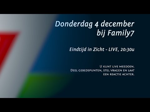Wereldwijde vervolging en jongeren die radicaal geloven. 4 december 20:30 Eindtijd in Zicht - LIVE