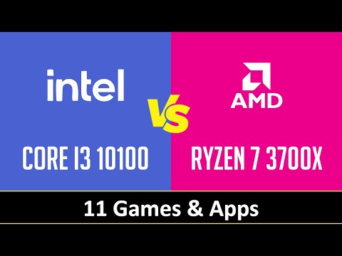 CORE I3 10100 vs RYZEN 7 3700X - Apps & Gaming (RTX 3090)