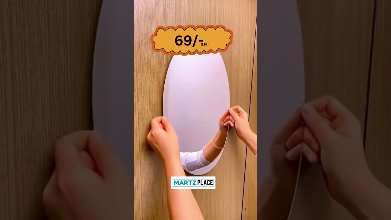 Flexible Mirror - No Worry of Breaking! | Amazon Product #FlexibleMirror #AmazonProducts