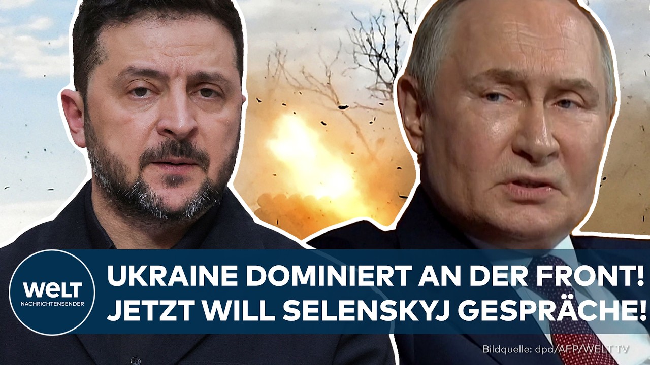 PUTINS KRIEG: Ukraine dominiert an der Front! Jetzt will Selenskyj Gespräche!