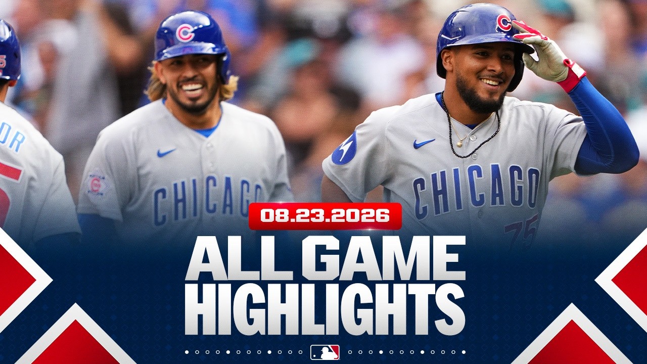 Highlights from ALL GAMES on 8/23 (Phillies WILD comeback win, Cubs score 19 RUNS & MORE!)